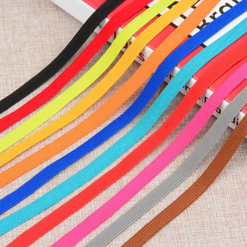Lace Ribbon Trim - 21 цвет, 1 см, эластичная лента,