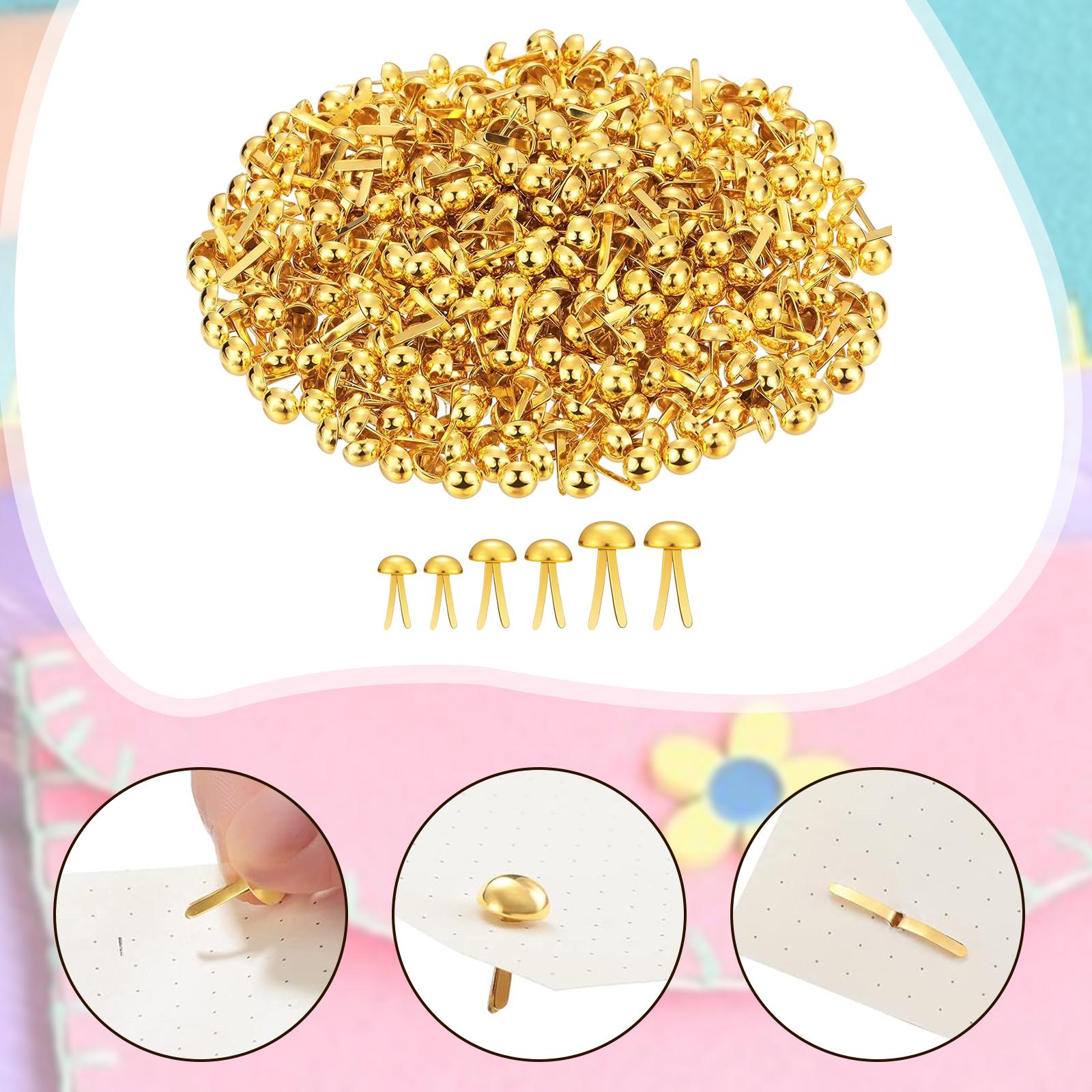 Embellishments For Scrapbooking - Металлические штифты-фиксаторы, мини-крепежи для бумаги, декоративные