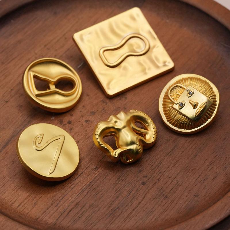 Винтажная металлическая пугови – обзор и цена Craft Embellishments