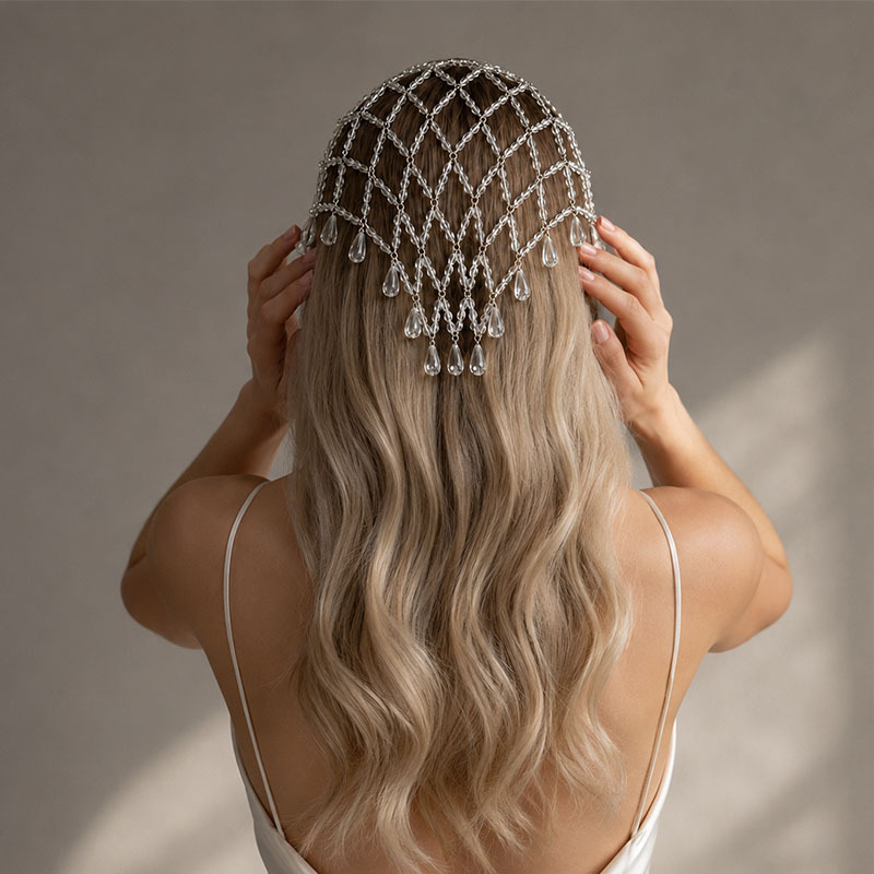 Сетчатая повязка на голову с о – обзор и цена Beaded Trim Fringe