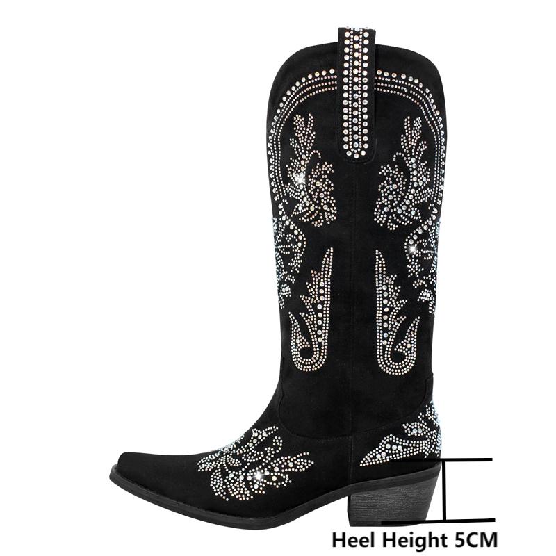 Женские ковбойские сапоги Only – обзор и цена Sew On Rhinestone